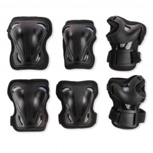 Set Protezioni per Pattini Skate Para polsi + Ginocchiere + Gomitiere Rollerblade