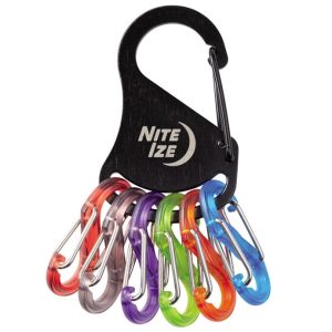 Moschettone Nite Ize porta chiavi KeyRack Black