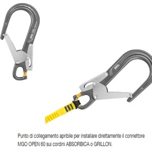 Moschettone Petzl MGO Open 60