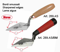 Trowel Battiferro con manico bimateriale cm. 11 Affilata