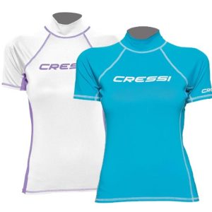 Maglia Rush Guard Cressi Donna Manica Corta