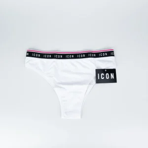 ICON Slip Brasiliana Bianco Righino Fuxia 47366