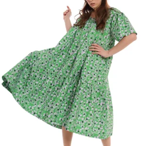 ABITO OVER FANTASIA FLOREALE - SOLOTRE -