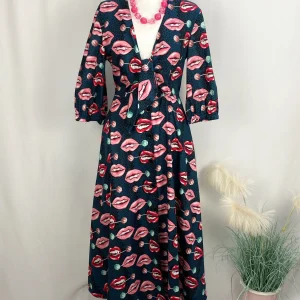 ABITO SOPHIA LIPS BLUE- IL THE DELLE 5