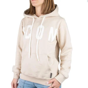 ICON Felpa Cappuccio Beige ICDF2W6F001