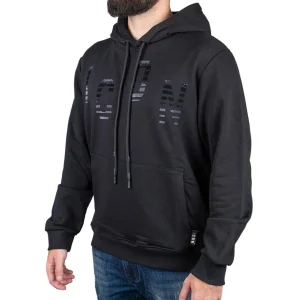 ICON Felpa Con Cappuccio Nero ICUF2W6F057