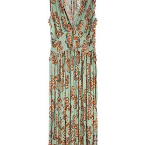 ABITO LUNGO SEA HORSE MINT - IL THE DELLE CINQUE -