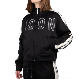 ICON Felpa Zip Nero ICDF2W6F016
