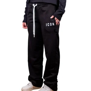ICON Pantalone Largo Nero ICDF2W6P001